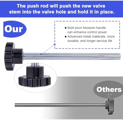 Quick Change Tire Valve Tool Kit, Tire Valve Stem Core Quickly Replacement Tool - Image 4