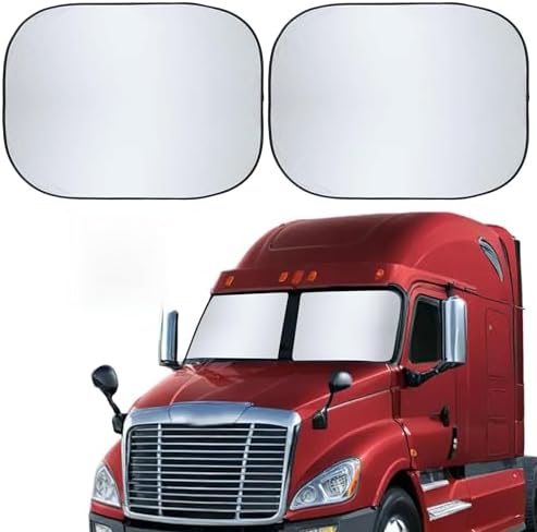 EcoNour Semi Truck Windshield Sun Shade, Reflective UV & Heat Protection by EcoNour