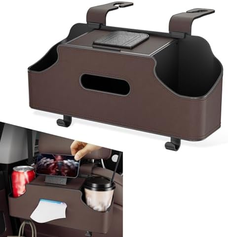 1 PC Car Seat Back Storage Box, 11.42" x 3.35" x 4.92" Hanging Fashionable by Unknown