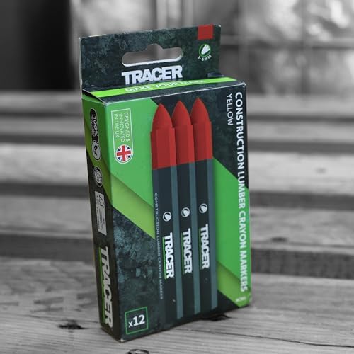 Tracer Red Lumber Crayon Markers, Construction Crayon Set - Image 3