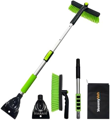 YeewayVeh 39in Car Snow Brush Ice Scraper 360° Rotating, Extendable by YeewayVeh