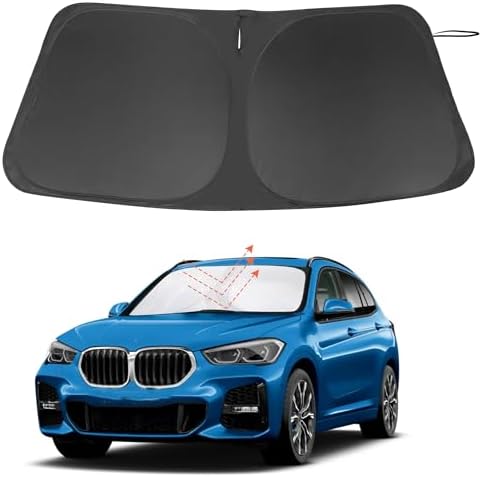 Windshield Sun Shade for 2016-2022 BMW X1 F48 Accessories by LHFLIVE