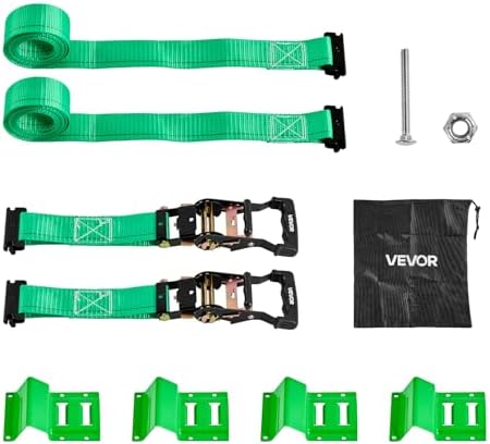 VEVOR Wheel Chock Tie-Down Kit, Chock-Style Trailer Tie Down Strap, Car Tie by VEVOR
