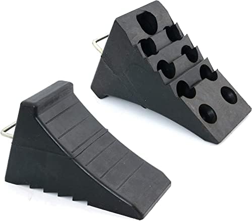 AFA Tooling 8T Heavy-Duty Wheel Chocks, 4 Pack, Two Pairs & Steel Handles - Image 2