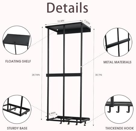 Garage Organization Storage, Metal Camping Chair Rack Wall Mount - Image 6
