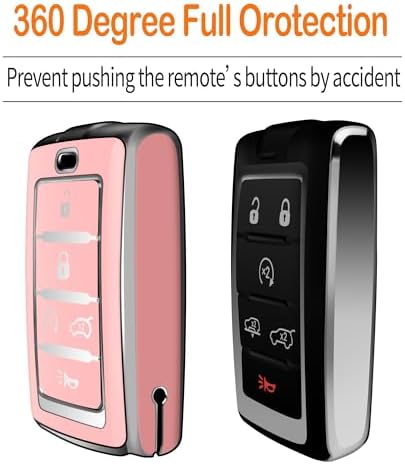 for Jeep Key Fob Cover with Keychain Soft Full Protection Key Shell Compatible - Image 4
