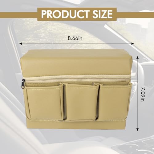 wuyaoyao Leather Car Window Armrest Storage Box - Image 2