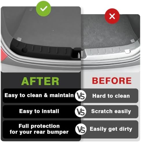 BestEvMod Rear Bumper & Trunk Sill Cover Protector - Image 6