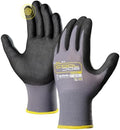 COOLJOB 12 Pairs Safety Work Gloves, Microfoam Nitrile Rubber Coated by COOLJOB