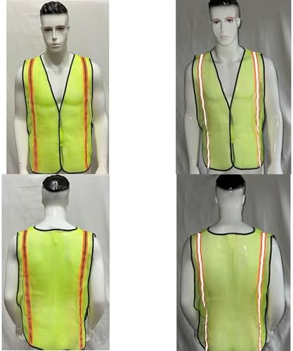 Dazonity High Visibility Reflective Safety Vest, Durable Mesh, High Visibility - Image 3