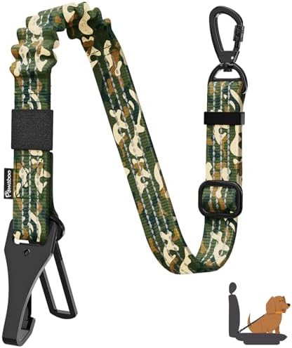 Pawaboo Dog Car Seat Belt– Reflective & Adjustable Dogs Cars Harness Leash by Pawaboo