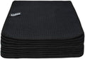KinHwa Waffle Microfiber Dish Cloths Black Kitchen Towels, Washcloths by KinHwa
