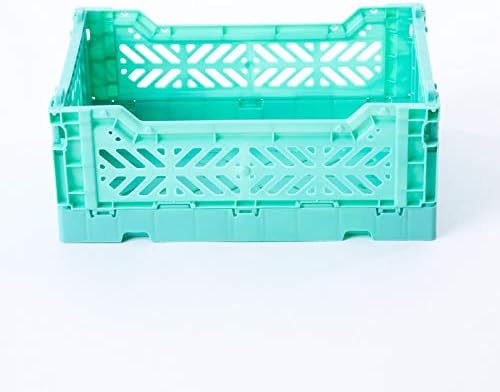 2 x AY-KASA Collapsible Storage Bin Container Basket Tote, Folding Basket CRATE by AYKASA