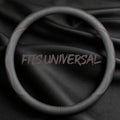 Leather Car Steering Wheel Cover, Breathable Laser-Perforated, Premium Texture by TRROCC