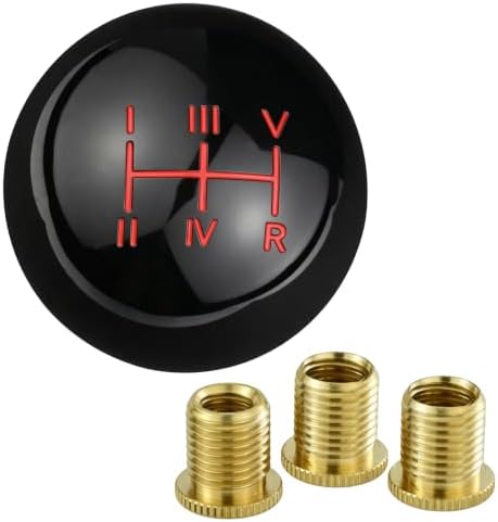 Abfer 5 Speed Shift Knob Upper Left Gear Shift Knobs Black Ball Shaped - Image 6
