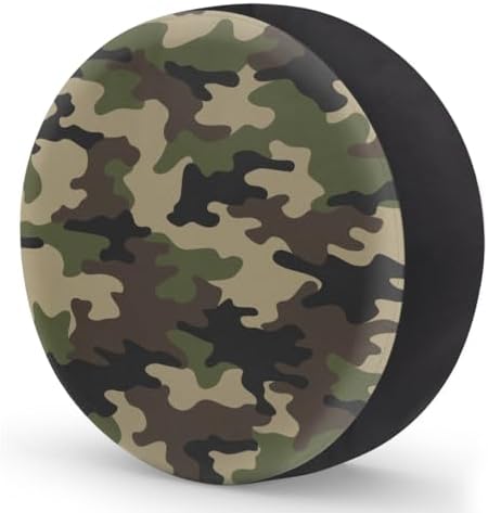 Camo Spare Tire Cover Waterproof Dust-Proof Spare Wheel Covers - Image 2