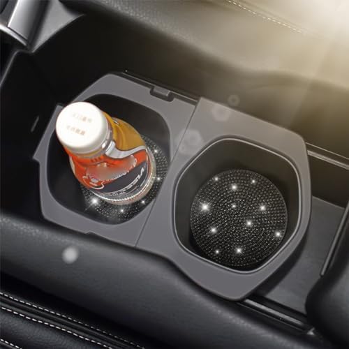 Osilly 2PCS 2.75 Inch Rhinestone Cup Holder Coasters - Image 5