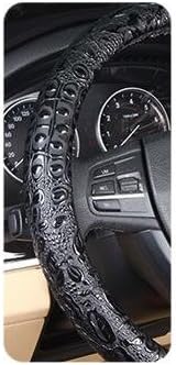 Comfort Leather Auto Car Steering Wheel Cover, Grip Anti Slip 15 Inch - Image 2
