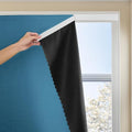 JILRON Adhesive Curtain 100% Blackout No-Drill Easy Install by JILRON