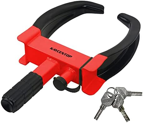 KAYCENTOP Wheel Clamp Lock Tire Lock Anti Theft Lock Fit Most Vehicles Max 11" by KAYCENTOP