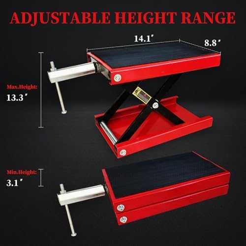 1100lb Motorcycle Lift Scissor Jack - Image 4