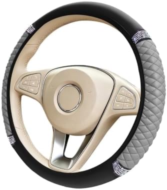 Bling Car Steering Wheel Cover, Crystal Rhinestones Vehicle Steering Guard Wrap - Image 7