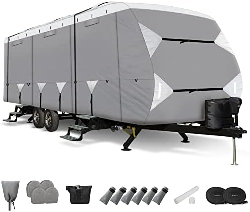 22'-24' Travel Trailer RV Cover Windproof Extra Thick & Anti-UV by LeaderAccessories