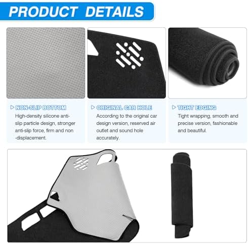 CARTIST Dash Cover for Hyundai Tucson 2016-2018 Dashboard Cover Mat - Image 6