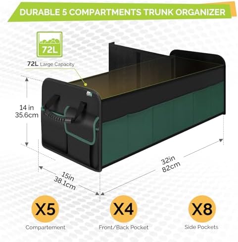 MIU COLOR Large Trunk Organizer - Image 2