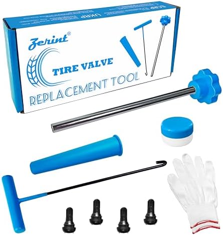Tire Valve Stem Core Replacement Tool Kit by Zerint