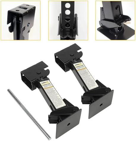 MaxxHaul 50970 Trailer Swing Down Stabilizer Jacks Telescoping RV Camper - Image 3