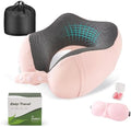 Cirorld Neck Pillow for Traveling, Travel Pillows for Airplanes Light Pink by CIRORLD