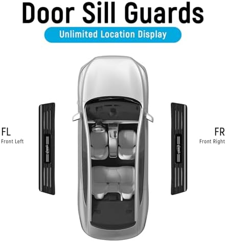 ZZEQYG 2 Pcs Front Door Sill Protector Compatible - Image 5