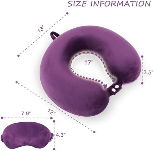 Sexysamba Pure Memory Foam Travel Pillow Set - Image 2