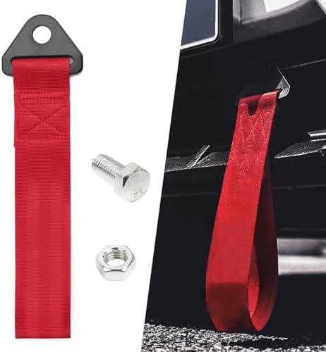 RASTP Racing Tow Strap for Front or Rear Bumper - Image 6