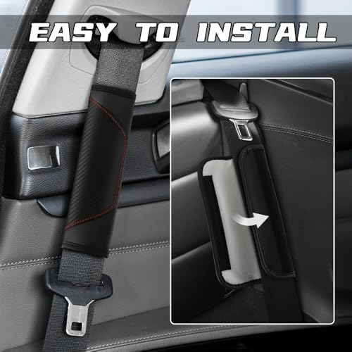 2PCS Car Seat Belt Cover Pads, Seatbelt Shoulder Cushion - Image 4