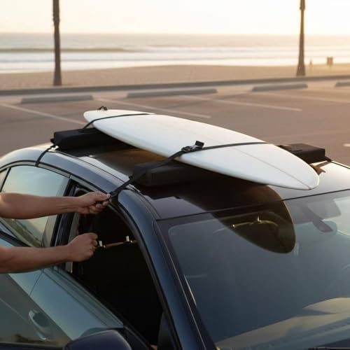 Car Roof Cushion Roof Rack Carrier Pad Luggage Crossbar Protector Anti-Slip - Image 2