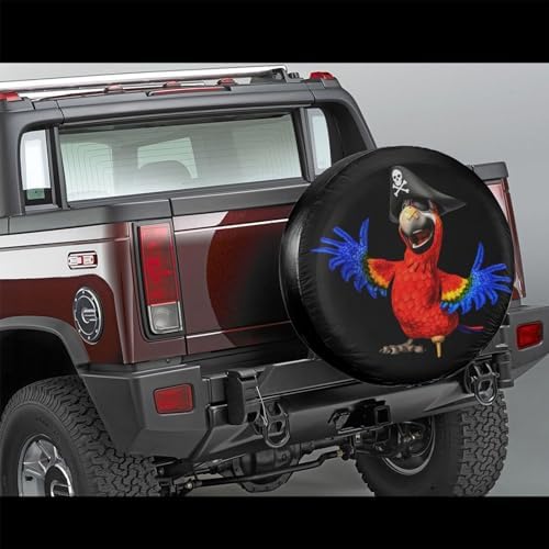 Parrot Pirate Spare Tire Cover Waterproof Sun Protection Fit 15 Inches - Image 5