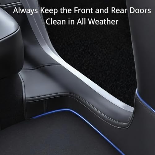 Door Entry Guard for Tesla Model Y Juniper 2026 2025 Front & Rear Door Sill - Image 4