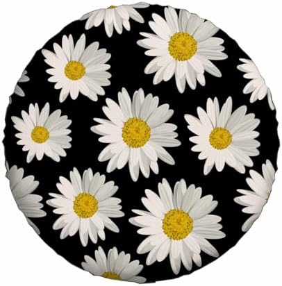 White Daisies Spare Tire Cover Wheel Covers - Image 2