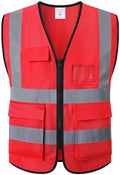 Reflective Safety Vest for Men Women Construction Vest ANSI Standard AP1 by ASIPHITU