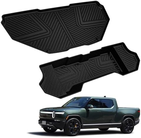 LASFIT Frunk & Cargo Mats for Rivian R1T/R1S 2022-2024, Front & Rear Liners - Image 5