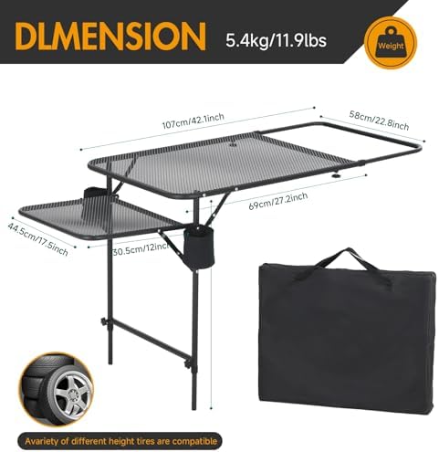 CDEN Tailgate Table, Car Desk, Tailgate Table, Car Camping, Camping Tables - Image 3