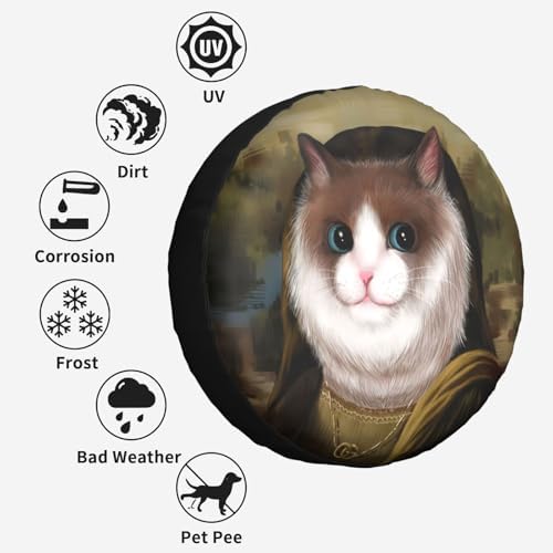 Funny Cat Spare Tire Cover Wheel Protectors - Image 5