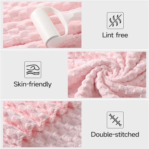 REDKISS Pink Microfiber Bath Towels Set - Image 5