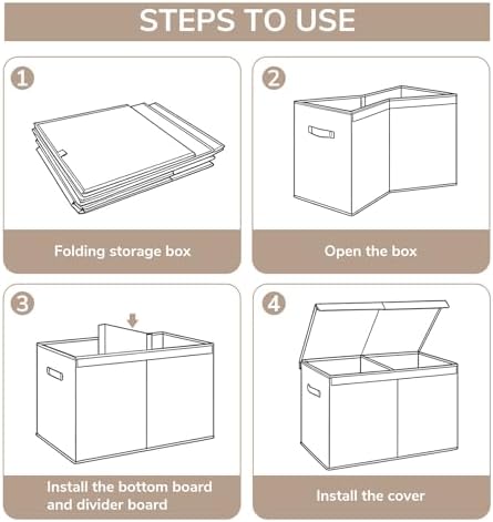 INDRESSME 85L Large Toy Storage Box - Image 6