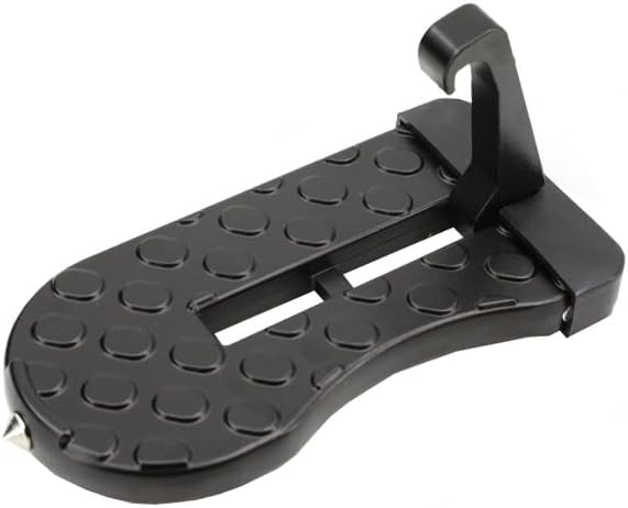 Car Door Step for Easy Roof Access -Multi-Foldable Aluminum Alloy Car Step Hook by YCeru