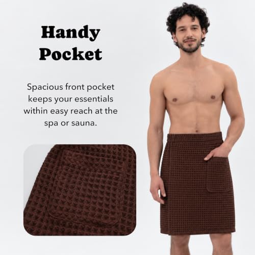 Luxury Organic Japanese Cotton Waffle Body Towel Wrap - Image 5