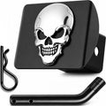 eVerHITCH 3D Skull Metal Trailer Hitch Cover by LFPartS