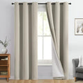 Yakamok Stone Blackout Curtains 84 Inches Long by Yakamok